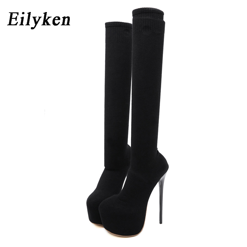 Sock Boot Women - Eilyken sepatu bot wanita hak tinggi