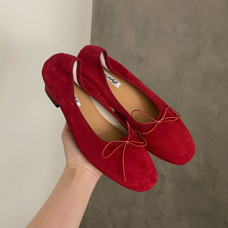 Shoes For Women Flats - Sepatu Pump Hak Slip Wanita Simpul