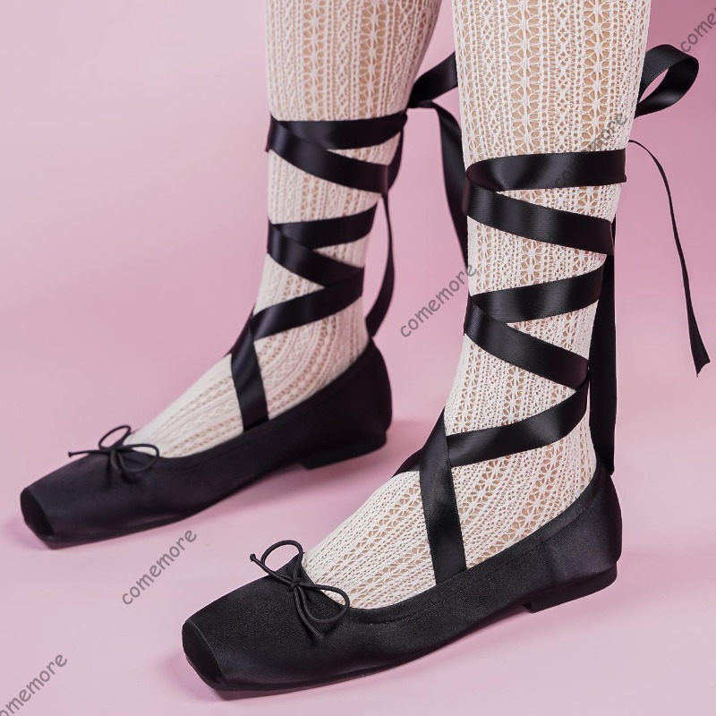 Shoes For Women Flats - Sepatu Flat Balet Wanita dengan Tali