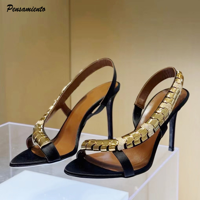 Sandal Gladiator Wanita Satin  - Rhinestone Sandal Women ulasan dan harga