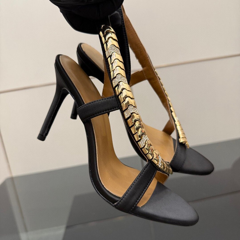 Sandal Gladiator Wanita Satin  - Rhinestone Sandal Women ulasan dan harga