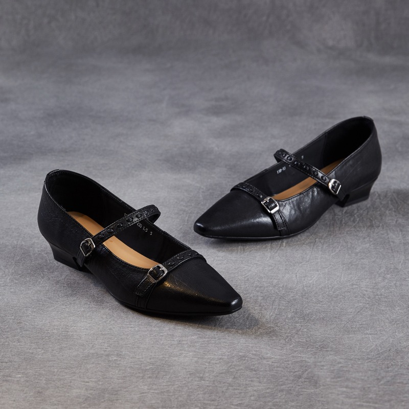 Sepatu Flat Wanita Korea Hitam - Shoes For Women Flats ulasan dan harga