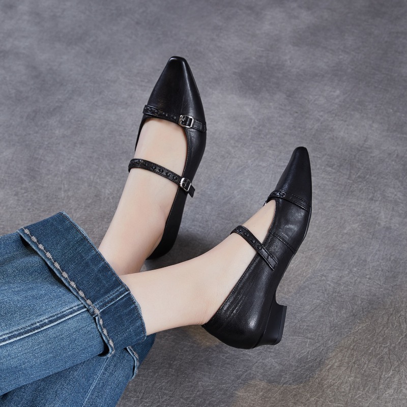 Sepatu Flat Wanita Korea Hitam - Shoes For Women Flats ulasan dan harga