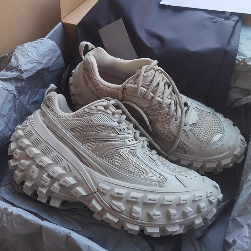 Sepatu Tank Sol Tebal Motif Ba - Women'S Shoes Paris ulasan dan harga