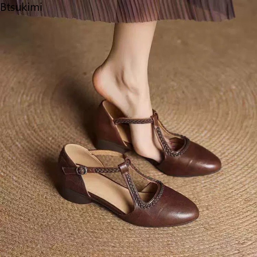 Sepatu Wanita Musim Panas Baru - Ankle Strap Heels ulasan dan harga