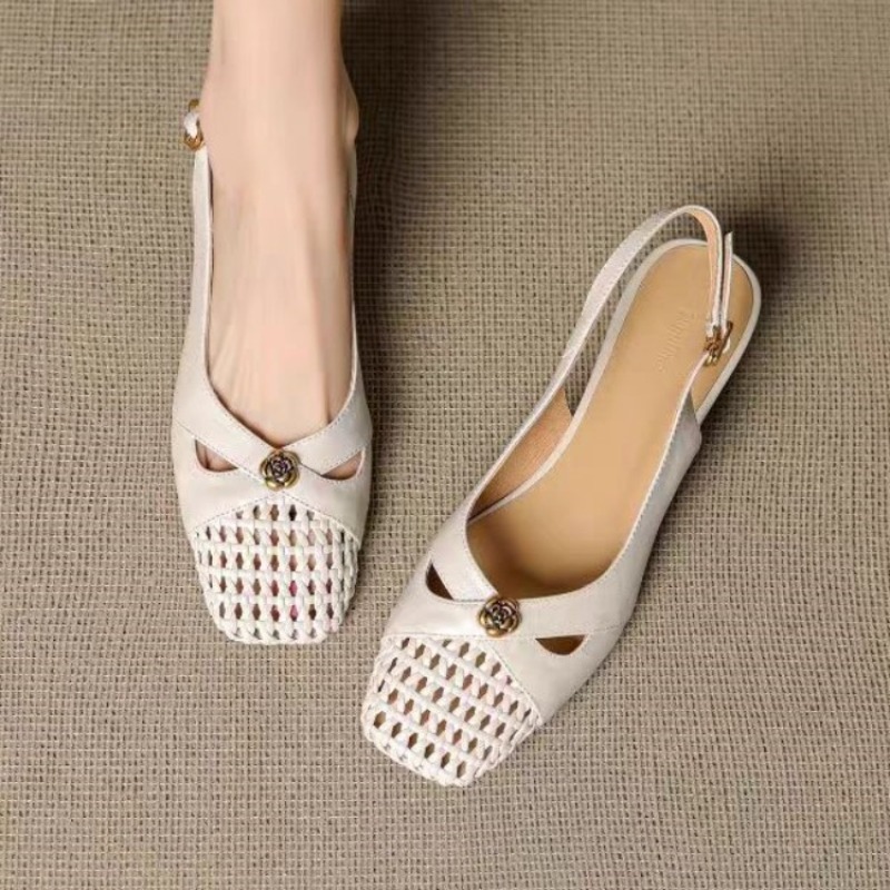 Sandal wanita bergaya Prancis  - Shoes For Women Flats ulasan dan harga