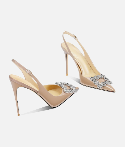Sepatu Hak Tinggi Wanita Model - Rhinestone Sandal Women ulasan dan harga