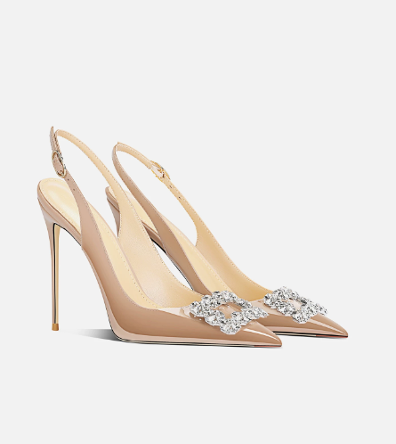 Sepatu Hak Tinggi Wanita Model - Rhinestone Sandal Women ulasan dan harga