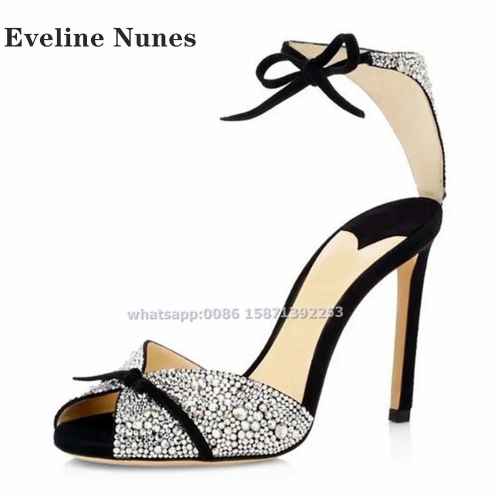 Sandal tali pergelangan kaki b - Rhinestone Sandal Women ulasan dan harga