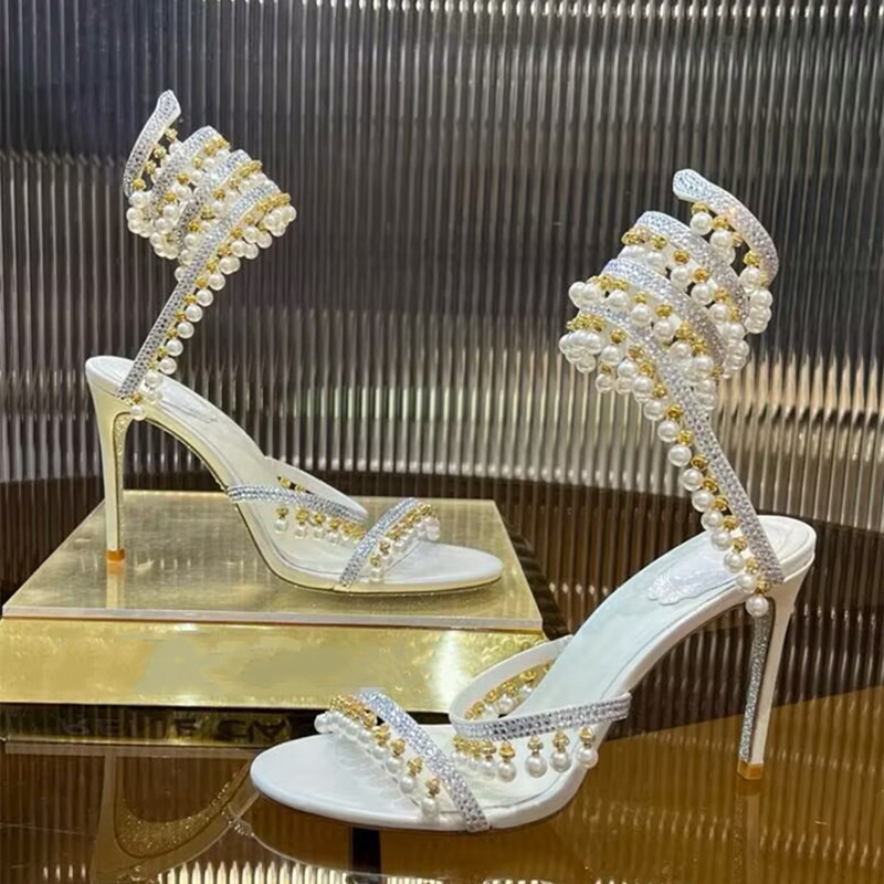 Sandal Gladiator Wanita Mewah  - Rhinestone Sandal Women ulasan dan harga