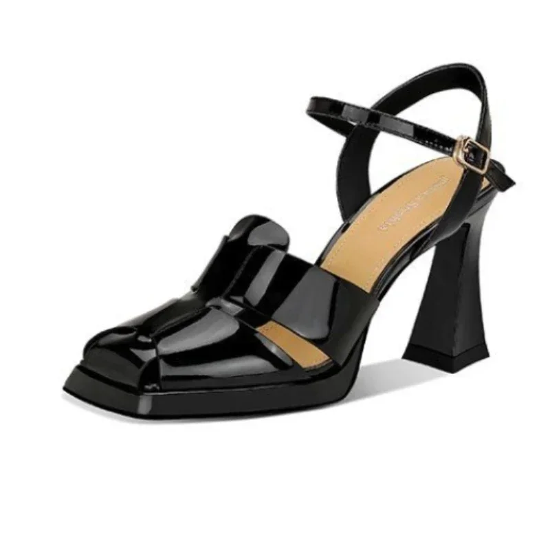 Sandal Hak Tinggi Wanita Sanda - Ankle Strap Heels ulasan dan harga