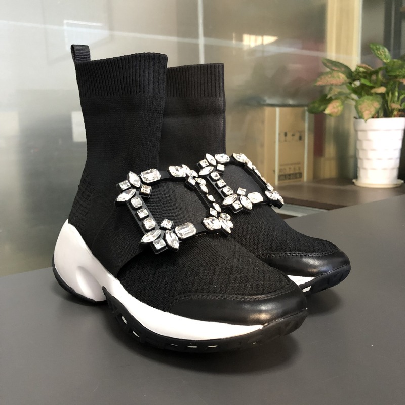 Sepatu Wanita Desainer Fashion - Sock Boot Women ulasan dan harga