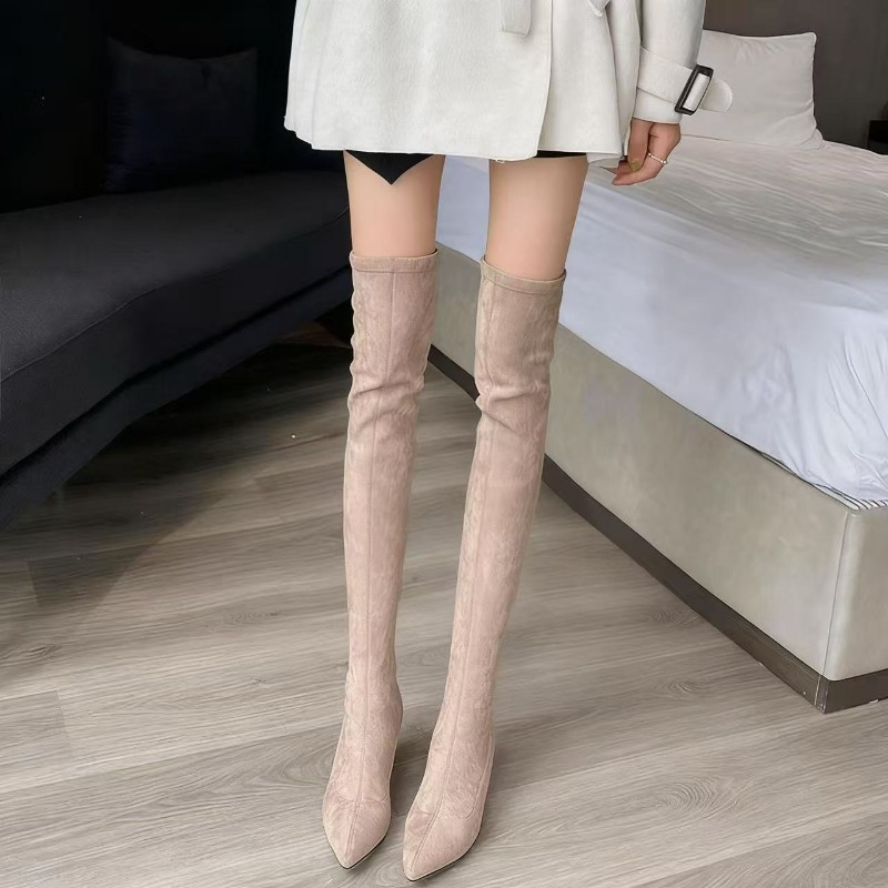 Sepatu Boots Wanita Seksi Mode - Sock Boot Women ulasan dan harga