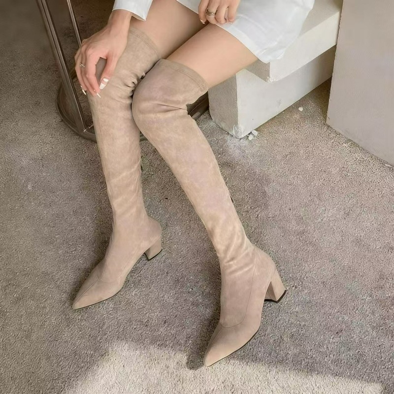 Sepatu Boots Wanita Seksi Mode - Sock Boot Women ulasan dan harga