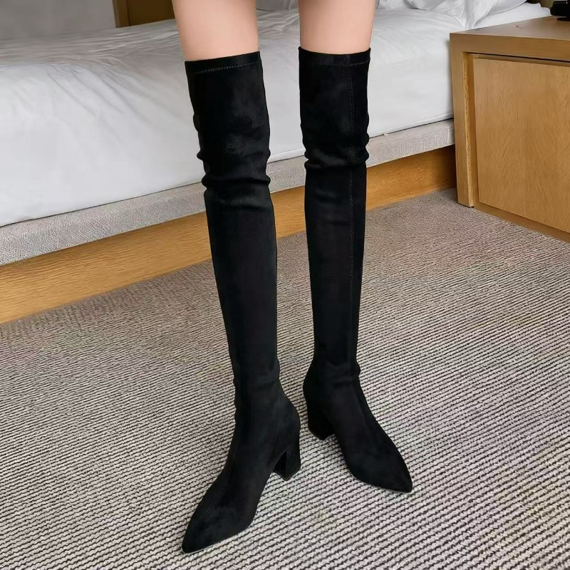 Sepatu Boots Wanita Seksi Mode - Sock Boot Women ulasan dan harga