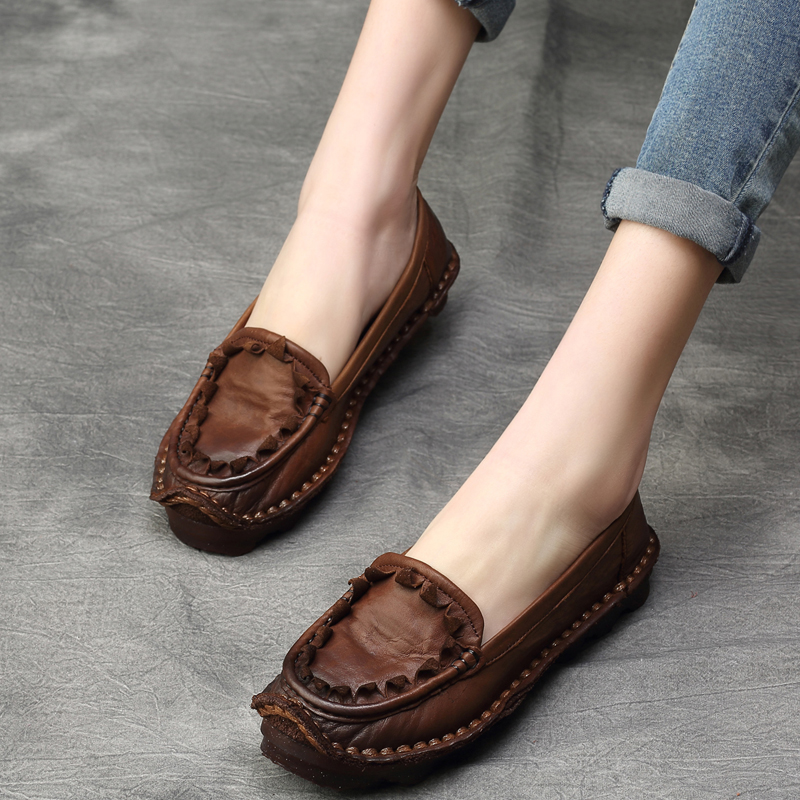 Sepatu Loafer Wanita Gaya Etni - Ankle Strap Heels ulasan dan harga