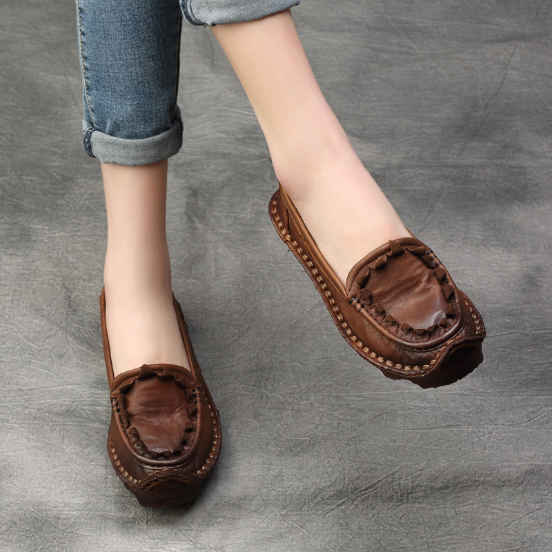 Sepatu Loafer Wanita Gaya Etni - Ankle Strap Heels ulasan dan harga