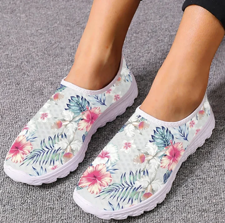Sepatu Loafer Hibiscus Hawaii  - Women Shoes Tennis ulasan dan harga