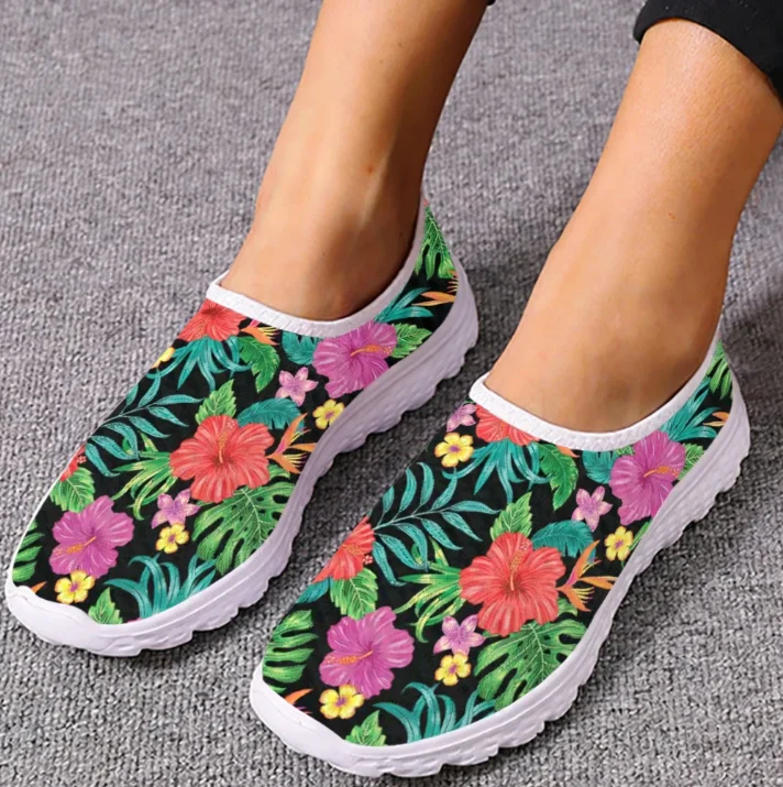 Sepatu Loafer Hibiscus Hawaii  - Women Shoes Tennis ulasan dan harga
