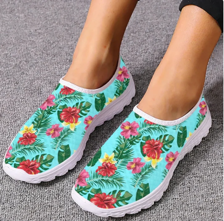 Sepatu Loafer Hibiscus Hawaii  - Women Shoes Tennis ulasan dan harga